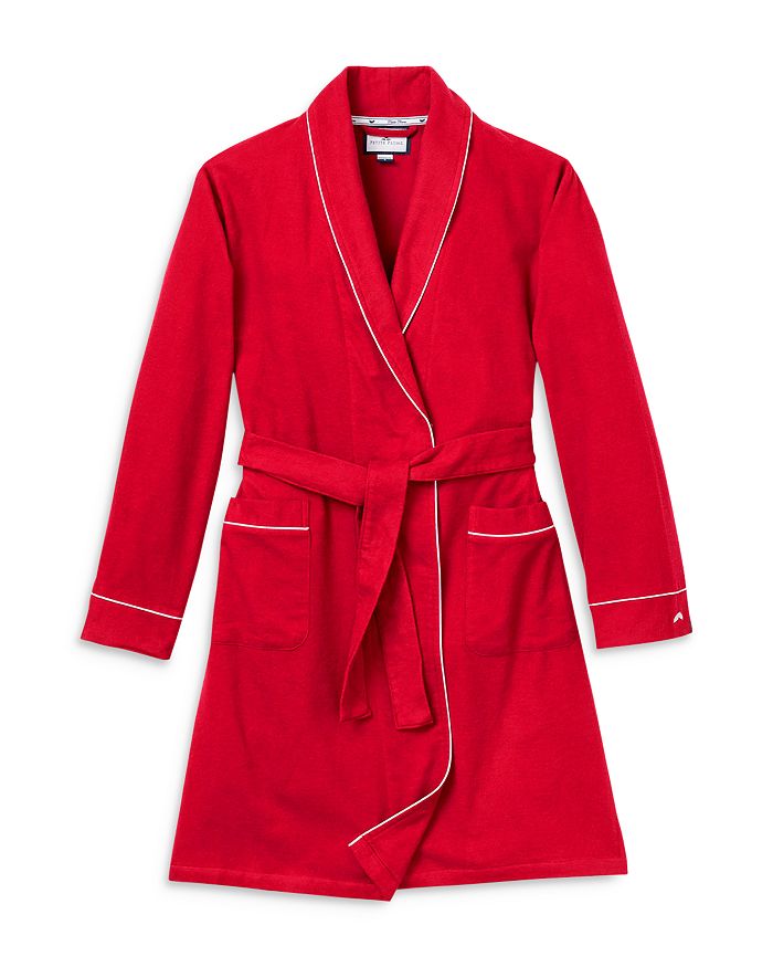 Petite Plume Red Flannel Robe Bloomingdale's
