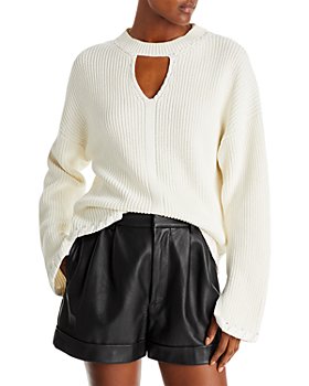 3.1 Phillip Lim - Cotton Chunky Knit Cut Out Sweater