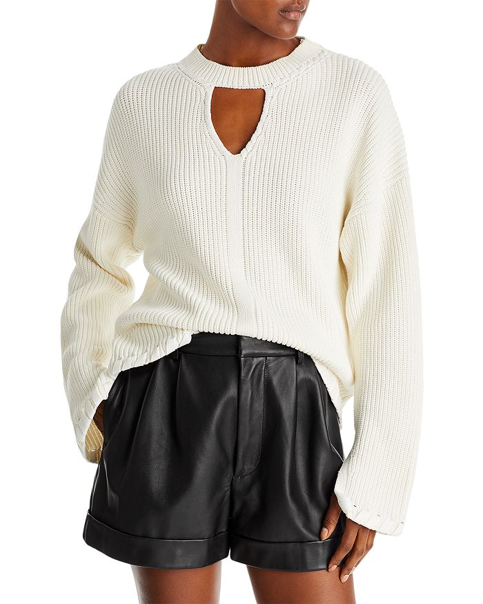 3.1 Lim Cotton Chunky Cut Out Sweater Bloomingdale's