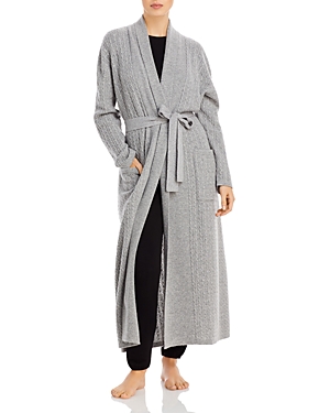 ARLOTTA CASHMERE LONG BABY CABLE ROBE - 100% EXCLUSIVE