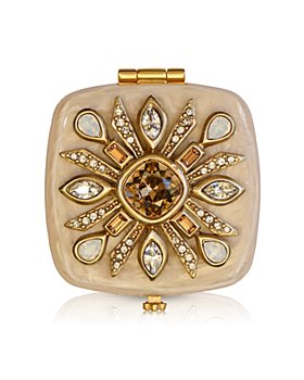 Jay Strongwater - Schuyler Maltese Bejeweled Compact