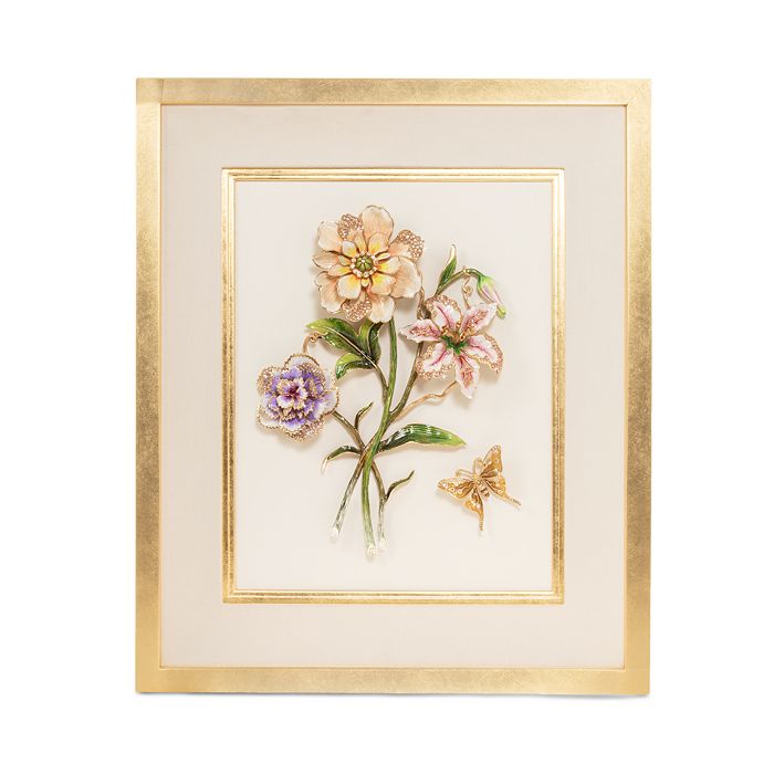 Jay Strongwater Georgia Bouquet Wall Art | Bloomingdale's