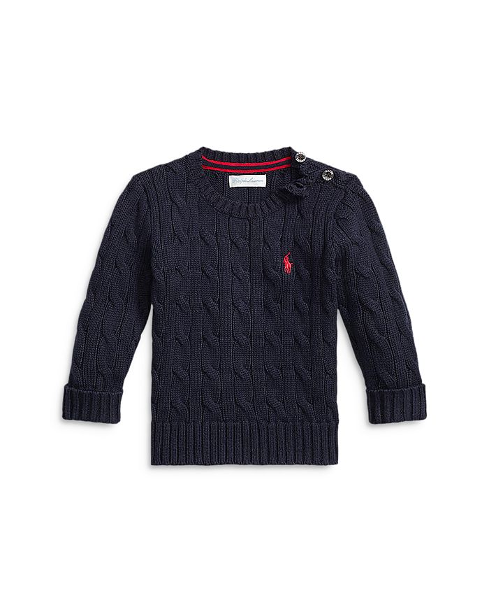 Ralph Lauren Boys' Cable Knit Cotton Sweater Baby Bloomingdale's