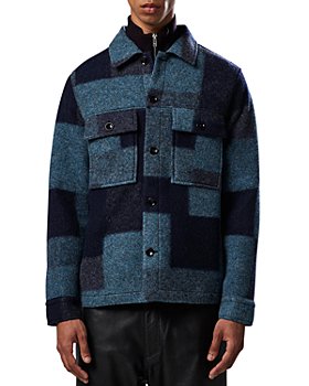 NN07 - Wilas 8267 Checkered Wool Overshirt 