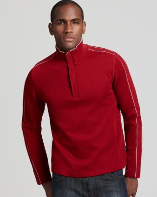 hugo boss mock neck sweater