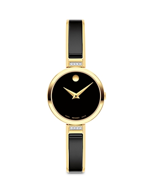 Shop Movado Moda Watch, 24mm In Black
