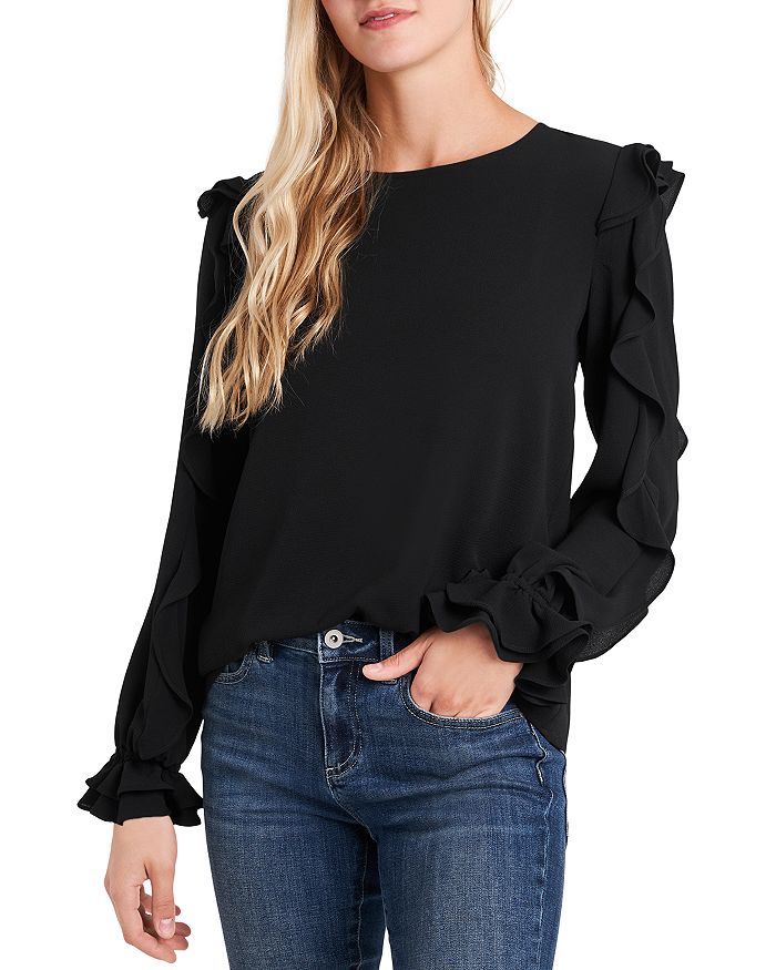 CeCe Ruffle Sleeve Blouse | Bloomingdale's