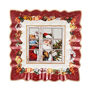 Villeroy & Boch Toys Fantasy Santa Square Plate In Multi