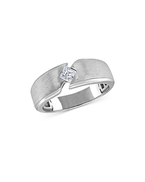 Bloomingdale's Men's Princess Cut Diamond Band in 14K White Gold, 0.25 ct. t.w. - 100% Exclusive