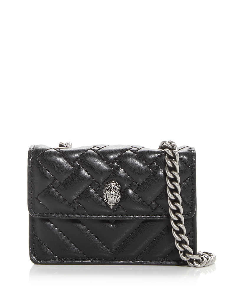 Shop Kurt Geiger Micro Kensington Crossbody In Black