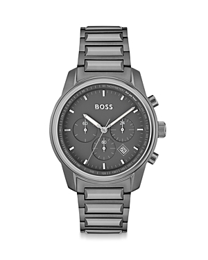 Hugo Boss Trace Chronograph, 44mm In Gray
