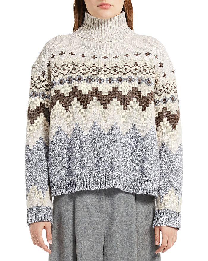 Weekend Max Mara Maser Printed Sweater | Bloomingdale's