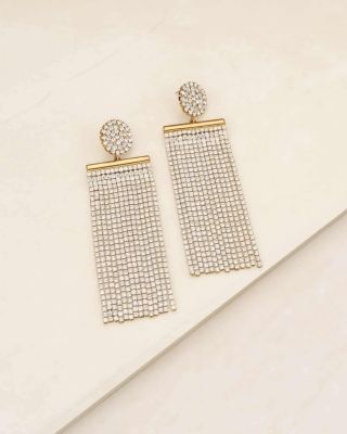 All The Movement Fringe Drop Earrings in 18K Gold Plate 