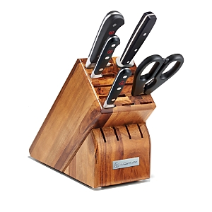 Wusthof Classic 6-piece Knife Set In Black