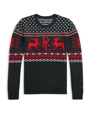 Ralph lauren reindeer sweater best sale