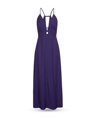 REISS Ellis Plunge Neck Bodycon Midi Dress | Bloomingdale's Women