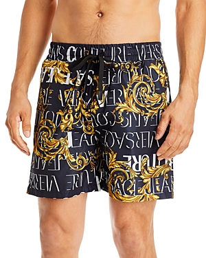 Versace Jeans Couture Logo Print Shorts