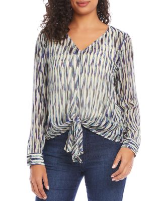 Karen Kane - Tie Front Top