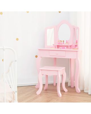 Kids Little Lady Alessandra Medium Corner Play Vanity - Ages 3-7