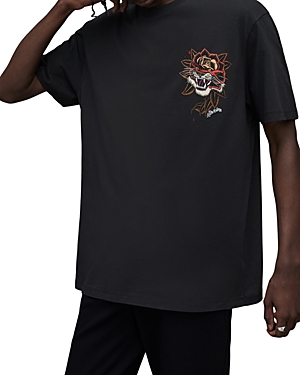ALLSAINTS TIGER ROSE GRAPHIC RELAXED FIT T-SHIRT