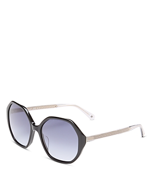 Kate Spade Waverly 57mm Gradient Round Sunglasses In 0807-9o