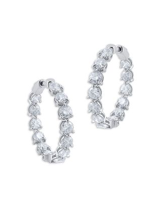 Fine Hoop Earrings - Bloomingdale's