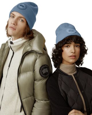 Arctic Disc Merino Wool Logo Patch Ribbed Toque 