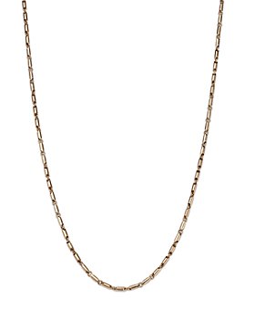 Bloomingdale's - 14K Yellow Gold Long Bead Link Chain Necklace, 18"