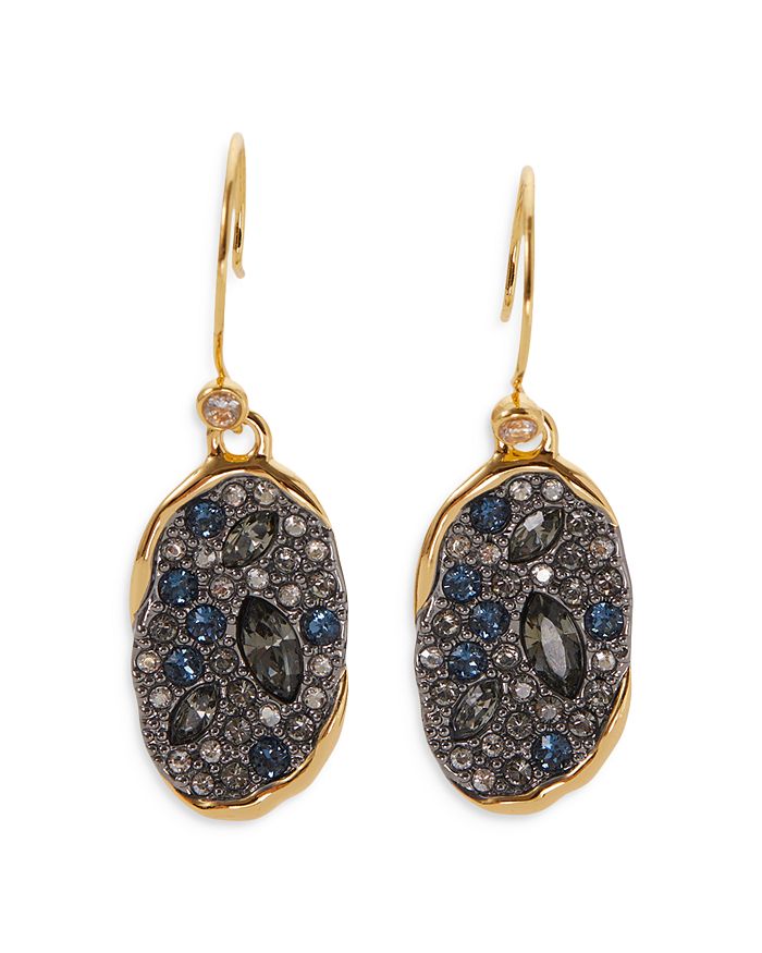 Alexis Bittar Solanales Crystal Oval Drop Earrings Bloomingdale s