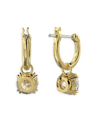 Stilla Huggie Hoop Drop Earrings