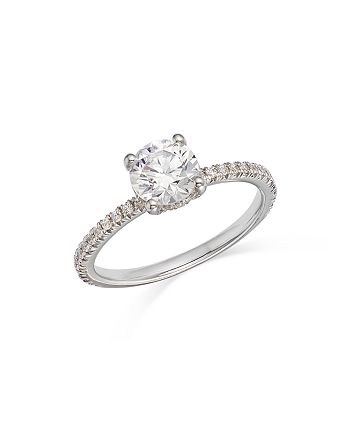 Bloomingdale's - Certified Diamond Engagement Ring in 14K White Gold, 1.25 ct. t.w. - 100% Exclusive
