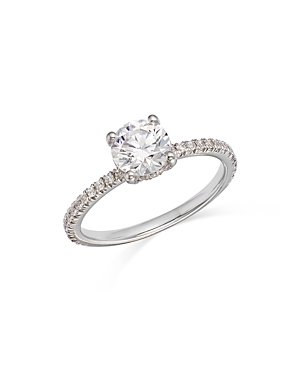 Bloomingdale's Certified Diamond Engagement Ring in 14K White Gold, 1.25 ct. t.w. - 100% Exclusive