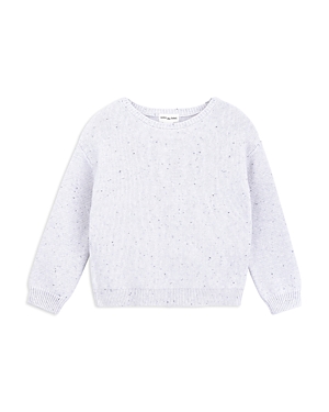 Miles The Label Boys' Knit Sweater - Big Kid In Light Heather Gray