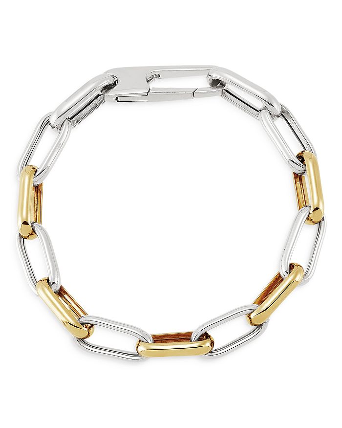 Alberto Amati - 14K Yellow Gold & Sterling Silver Paperclip Chain Bracelet
