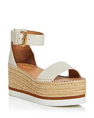 See By Chloé Women's Glyn Espadrille Platform Wedge Sandals - 100% Exclusive In Natural