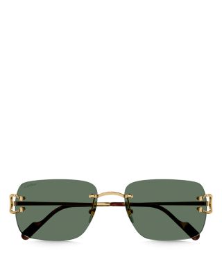  Signature C 24K Gold Plated Rimless Sunglasses