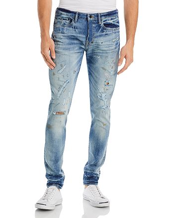 PRPS - Micaiah Distressed Skinny Jeans in Indigo