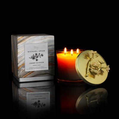Cherry Blossom Candle with Lid, 13.5 oz.