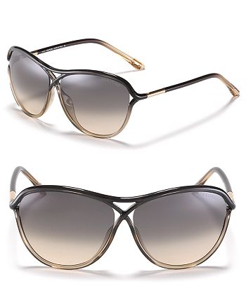 Tom Ford Women's Tabitha Criss-Cross Aviator Sunglasses | Bloomingdale's