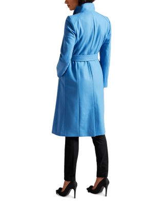 Ted Baker Rose Mid Length Wool Blend Wrap Coat | Bloomingdale's