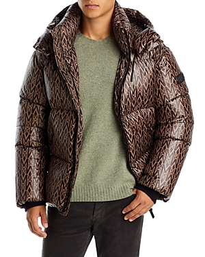 Mackage Kent-mg Logo Print Quilted Down Jacket