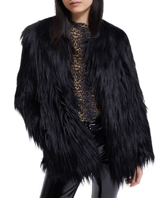 The Kooples Faux Fur Jacket | Bloomingdale's