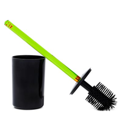 Merdolino Toilet Brush - Brown  Alessi, Toilet brush, Kids house