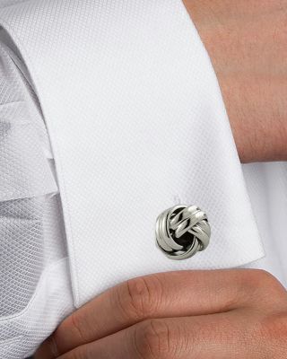 Sterling Silver Knot Cufflinks