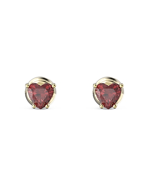 Swarovski Stilla Heart Crystal Stud Earrings