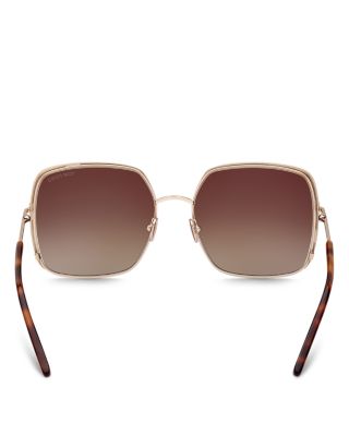  Raphaela Butterfly Sunglasses, 60mm