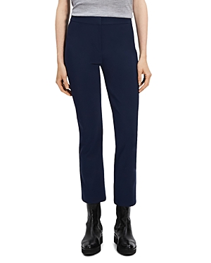 Theory Crop Pant Eco In Pop Navy In Navy