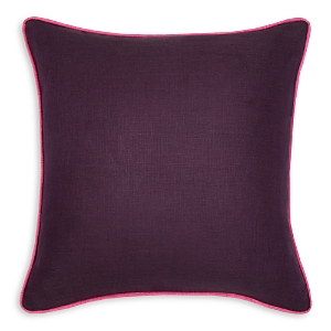 Shop Sferra Manarola Decorative Pillow, 20 X 20 In Aubergine