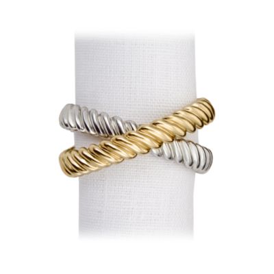 L'Objet - Deco Twist Napkin Jewels, Set of 4