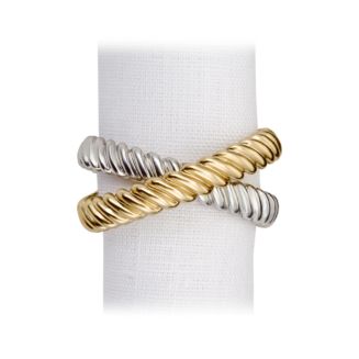 L'Objet Deco Twist Napkin Jewels, Set of 4 | Bloomingdale's